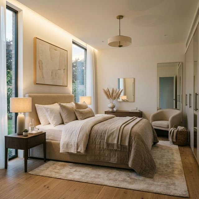 Elegant residential bedroom